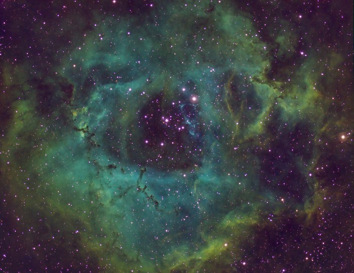 Rosette Nebula - distance 5,200 light years