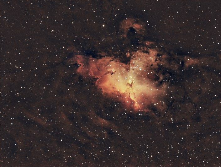 M16 Eagle Nebula - distance 7,000 light years