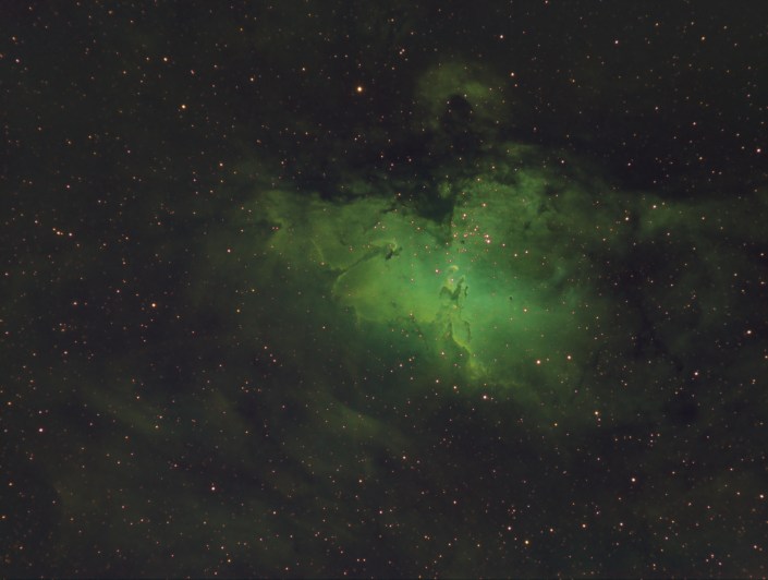 M16 in Hubble pallete