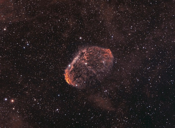 NGC 6888, Crescent Nebula - distance 5,000 light years 