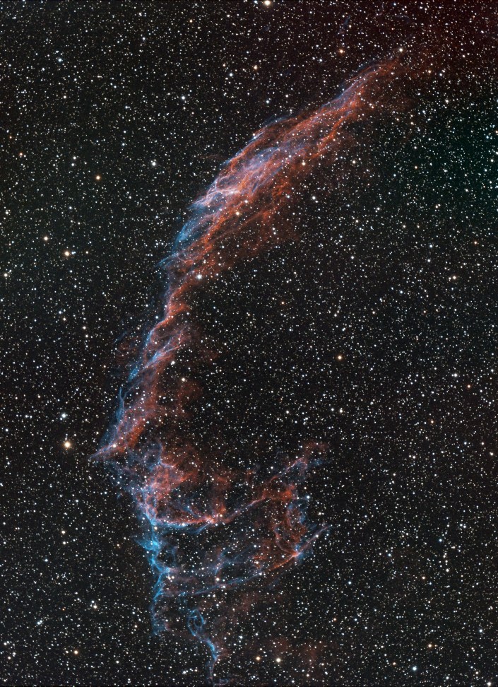 Eastern Veil Nebula - distance 1,470 light years