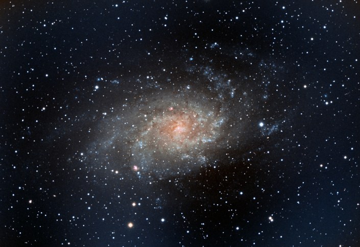 M33 Tirangulum Galaxy - distance 2.3 million light-years 